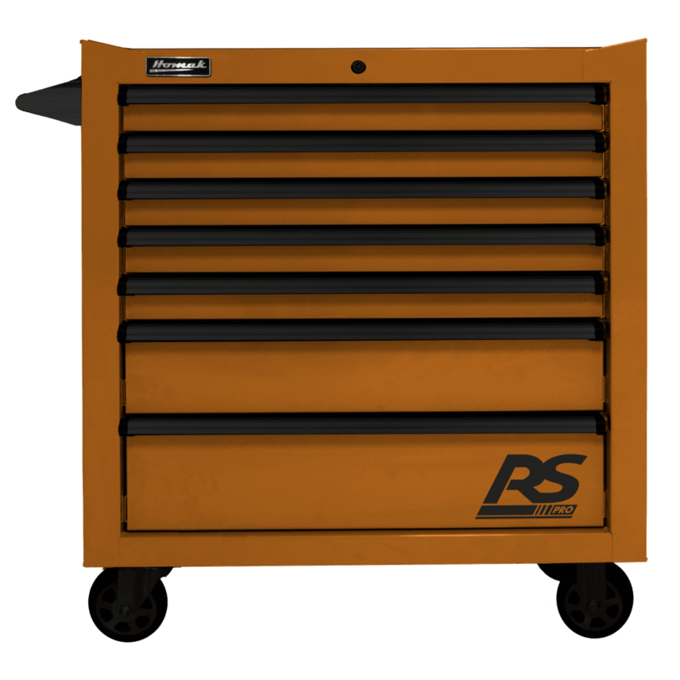 Homak 36" RS Pro 7 Drawer Rolling Cabinet -  BK04036070