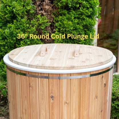 Dundalk LeisureCraft The Arctic Cold Plunge Tub - Clear Red Cedar