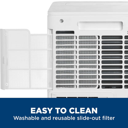 GE APPLIANCES APFD06JASW GE(R) 6,100 BTU Portable Air Conditioner with Dehumidifier and Remote, White - APFD06JASW-KT