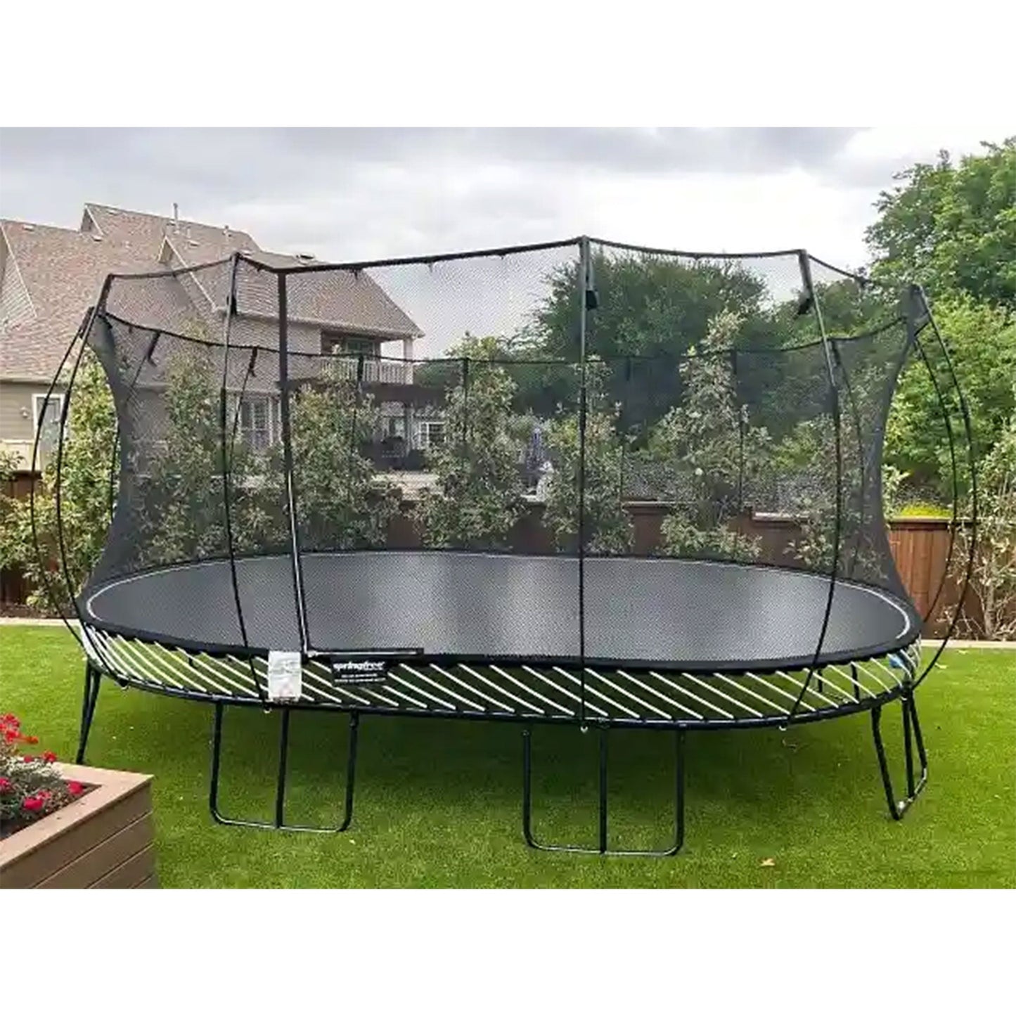 Springfree Trampoline 12'x19' Jumbo Oval Trampoline with 22'x29' Space Required - 398524