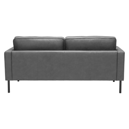 Modway Furniture 72" Gray Polyester Sofa with Chic Black Legs - Stylish Comfort for Modern Living Spaces! - 396467-HOMEROOTS