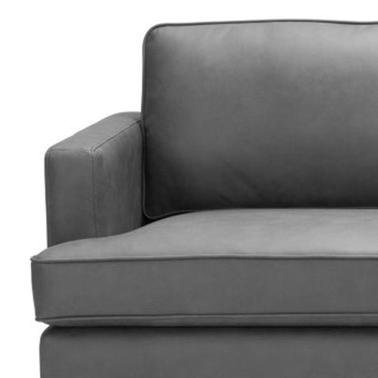 Modway Furniture 72" Gray Polyester Sofa with Chic Black Legs - Stylish Comfort for Modern Living Spaces! - 396467-HOMEROOTS
