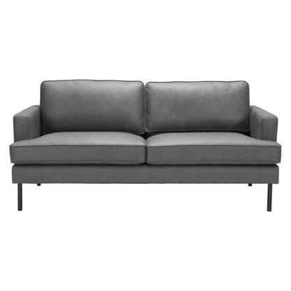Modway Furniture 72" Gray Polyester Sofa with Chic Black Legs - Stylish Comfort for Modern Living Spaces! - 396467-HOMEROOTS