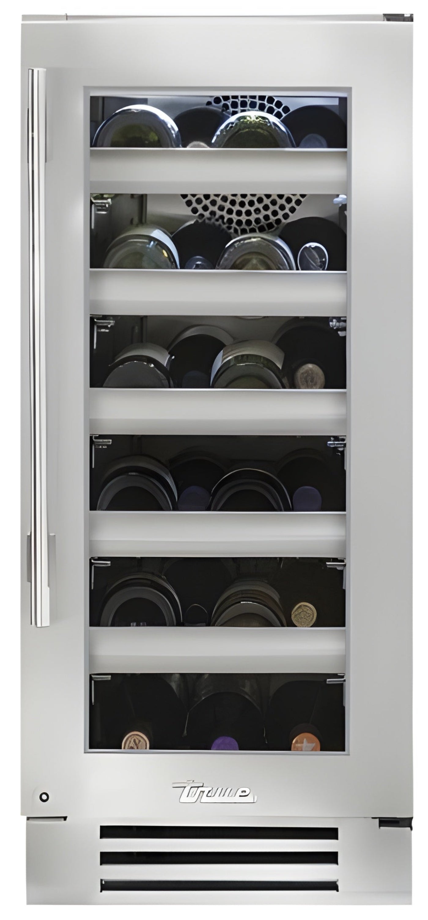 True Refrigeration: 15" Single Zone Wine Cabinet - TWC-15-L-SG-C