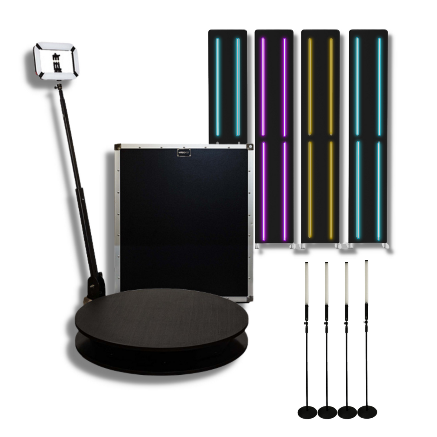 SpinPix360 RevoSpin RM-4 Manual Spin 360 Photo Booth - 27" Custom Package