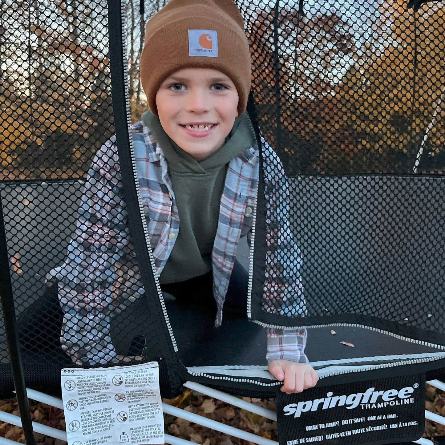 Springfree Trampoline 12' x 19' Trampoline with FlexrStep V2 Ladder Accessory - 401419