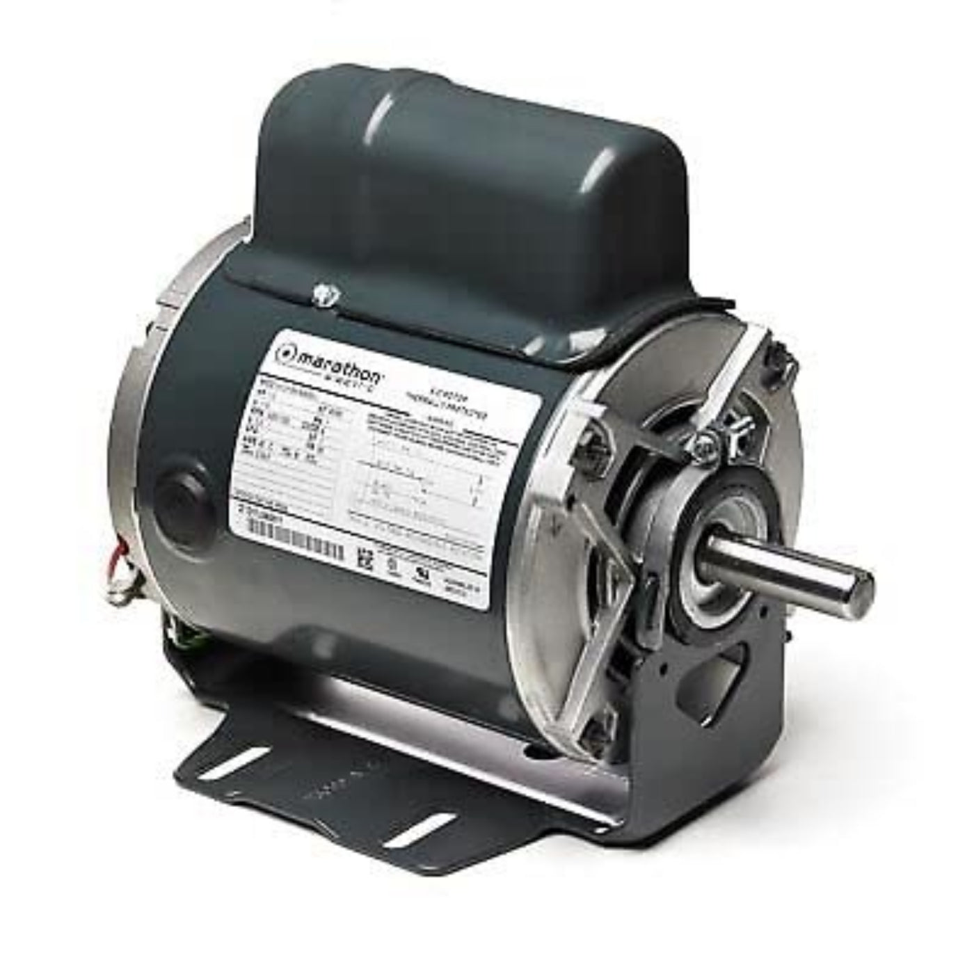 Marathon MC1155 56 Frame Open Drip Proof Belt Drive Motor 3450 RPM 0.75 hp - MC1155