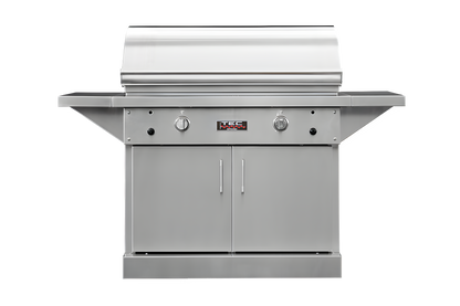 TEC Grills 44" Sterling Patio On Stainless Cabinet With Side Shelves (64") - STPFR2LPCAB