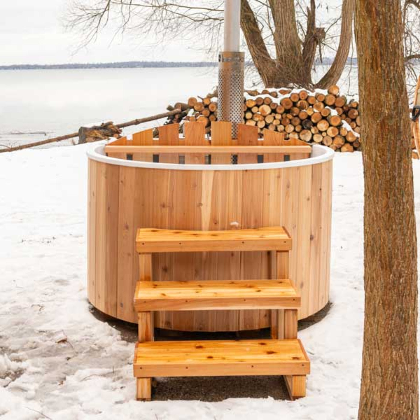 Dundalk LeisureCraft The Evolution Cedar Hot Plunge Tub 5' - 450EV