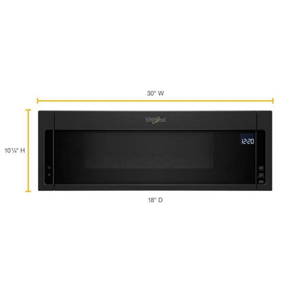 WHIRLPOOL WML75011HB 1.1 cu. ft. Low Profile Microwave Hood Combination - WML75011HB-KT