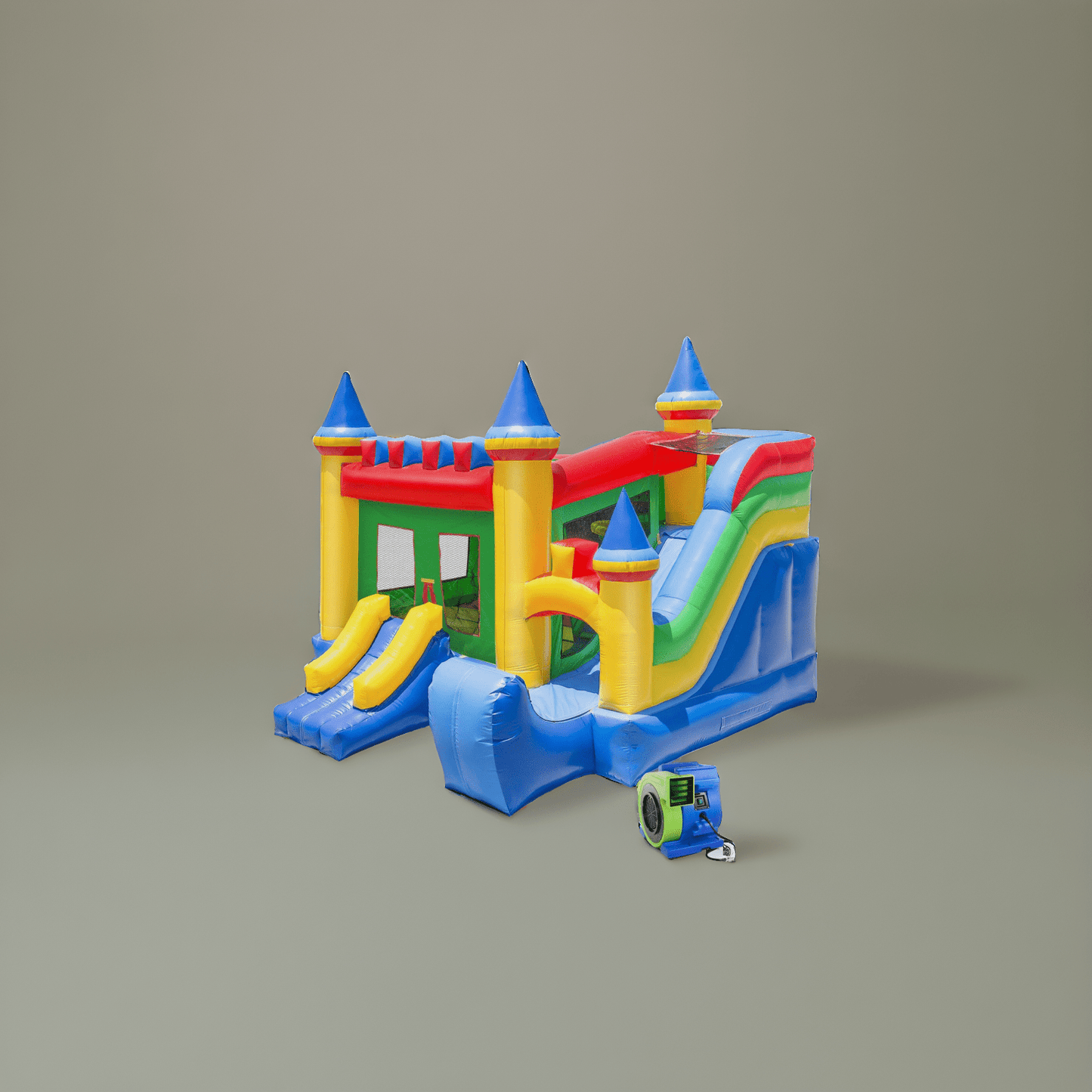Commercial Castle Bounce House and Slide with Blower by Cloud 9