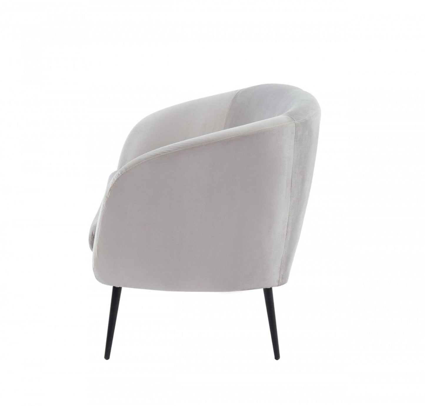 Modway Furniture 75" Light Gray Sofa with Stylish Black Legs - Durable, Comfortable Seating for Modern Living Spaces - 480908-HOMEROOTS