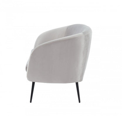 Modway Furniture 75" Light Gray Sofa with Stylish Black Legs - Durable, Comfortable Seating for Modern Living Spaces - 480908-HOMEROOTS