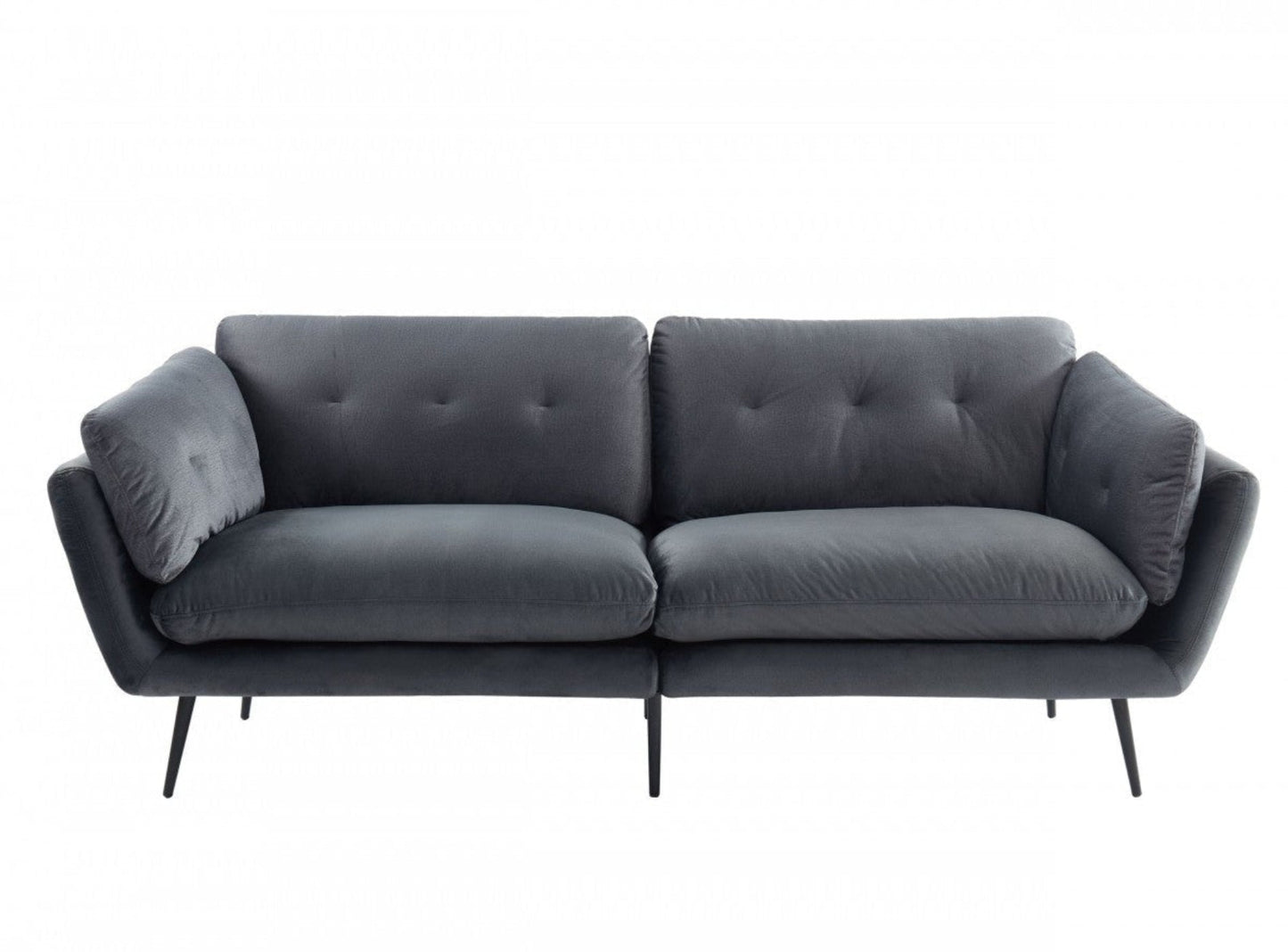 Modway Furniture 84" Luxurious Dark Gray Sofa with Black Legs - Stylish, Comfortable, Perfect for Modern Living Rooms! - 480915-HOMEROOTS