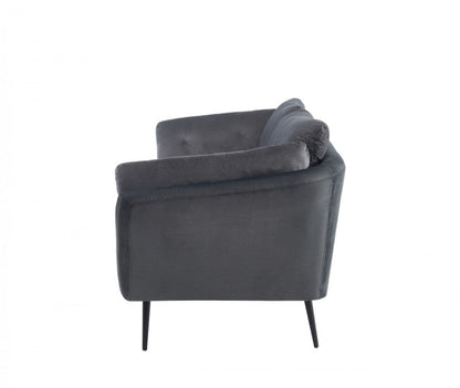 Modway Furniture 84" Luxurious Dark Gray Sofa with Black Legs - Stylish, Comfortable, Perfect for Modern Living Rooms! - 480915-HOMEROOTS