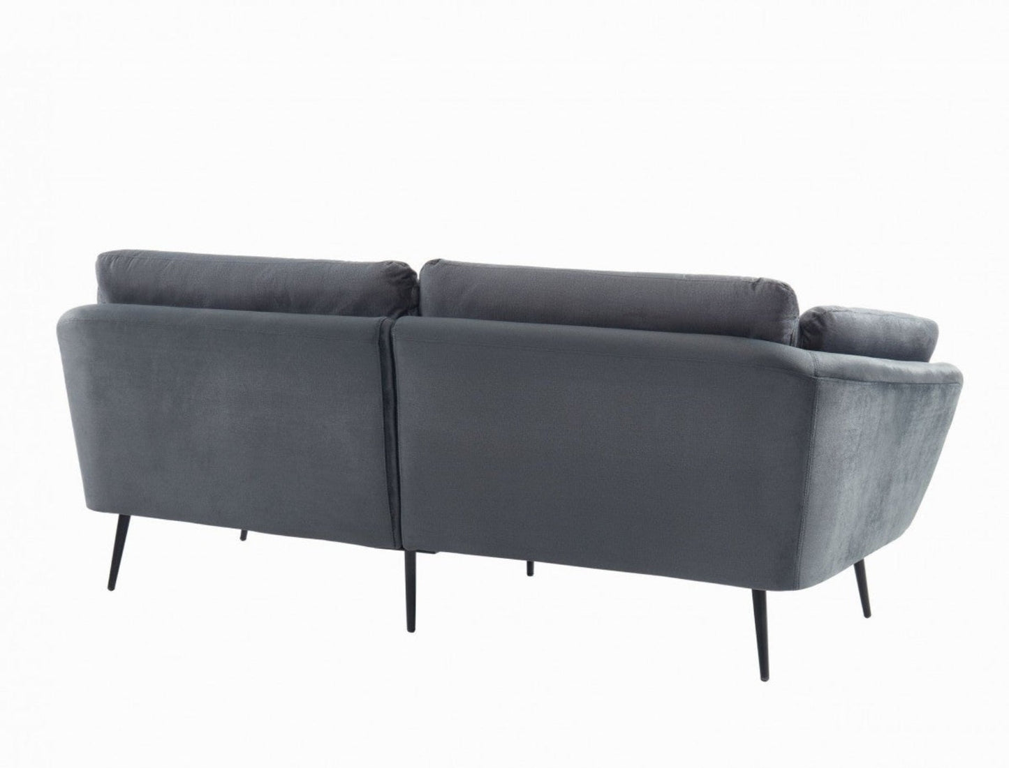 Modway Furniture 84" Luxurious Dark Gray Sofa with Black Legs - Stylish, Comfortable, Perfect for Modern Living Rooms! - 480915-HOMEROOTS