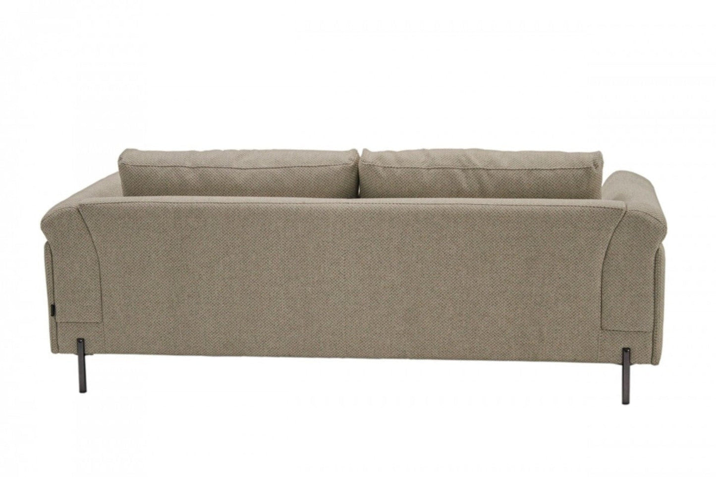 Modway Furniture 84" Beige Sofa with Black Legs - Stylish Comfort, Durable Upholstery & Contemporary Design Centerpiece - 480929-HOMEROOTS
