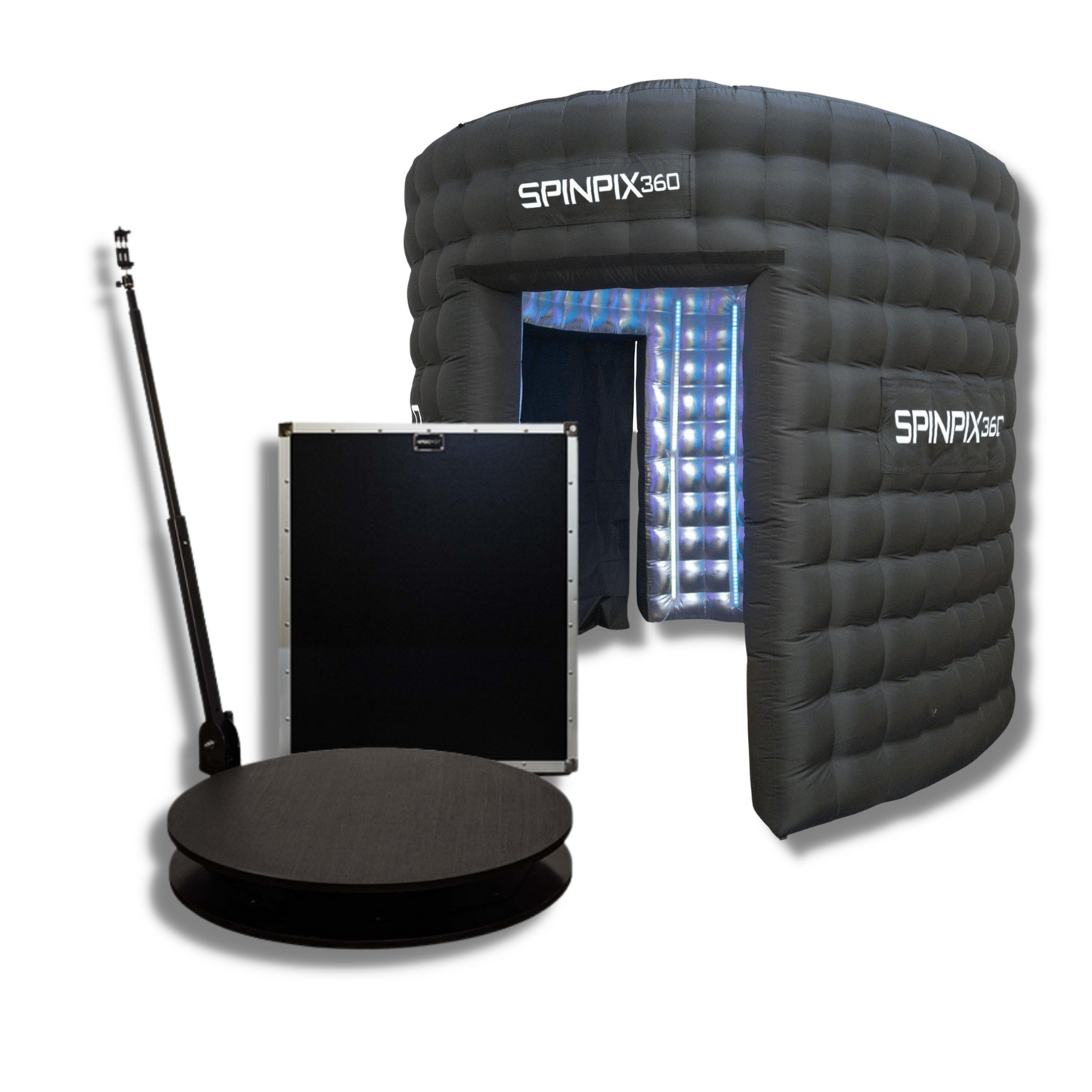 SpinPix360 RevoSpin RM-4 Manual Spin 360 Photo Booth - 27" Custom Package
