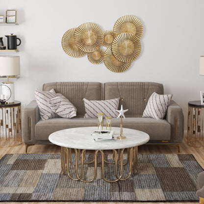 Modway Furniture 85" Brown Microfiber Sleeper Sofa with Toss Pillows - Stylish, Comfortable, and Durable for Any Space - 521599-HOMEROOTS