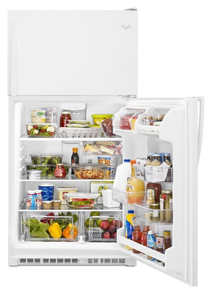 WHIRLPOOL 33-inch Wide Top Freezer Refrigerator - 20 cu. ft. - WRT311FZDW-KT
