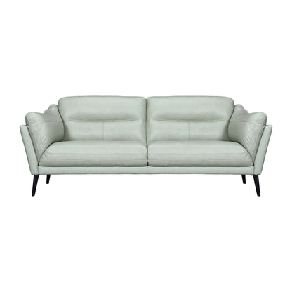 Modway Furniture 87" Mint Green Leather Sofa with Black Legs - Luxurious Comfort, Elegant Design & Strong Support! - 546413-HOMEROOTS