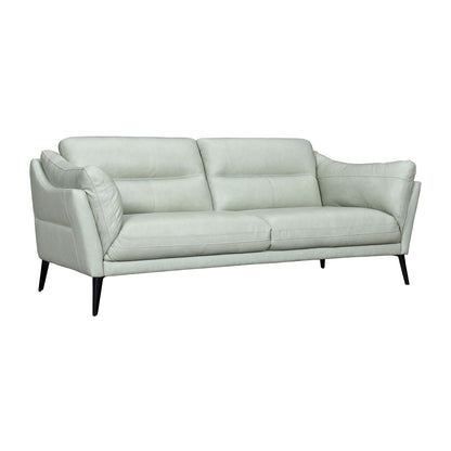 Modway Furniture 87" Mint Green Leather Sofa with Black Legs - Luxurious Comfort, Elegant Design & Strong Support! - 546413-HOMEROOTS