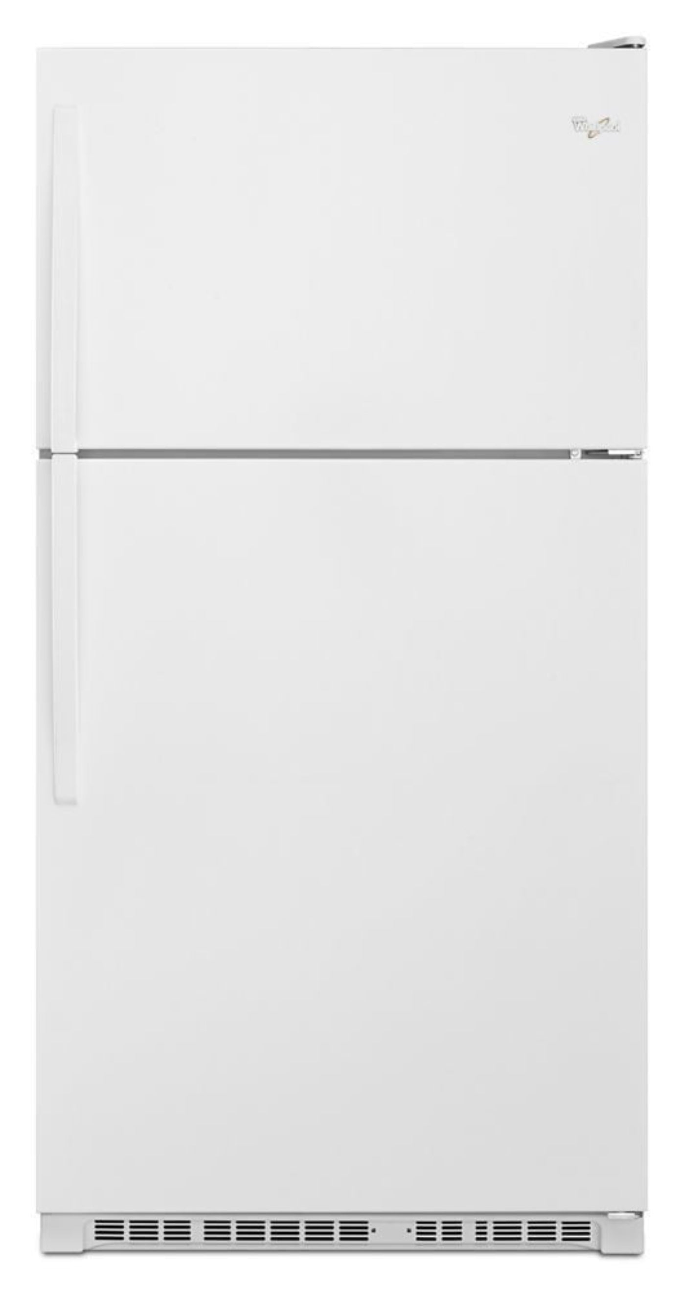 WHIRLPOOL 33-inch Wide Top Freezer Refrigerator - 20 cu. ft. - WRT311FZDW-KT