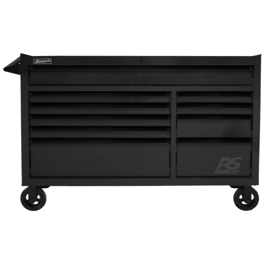 Homak  54" RS Pro 10 Drawer Rolling Cabinet - BK04054010