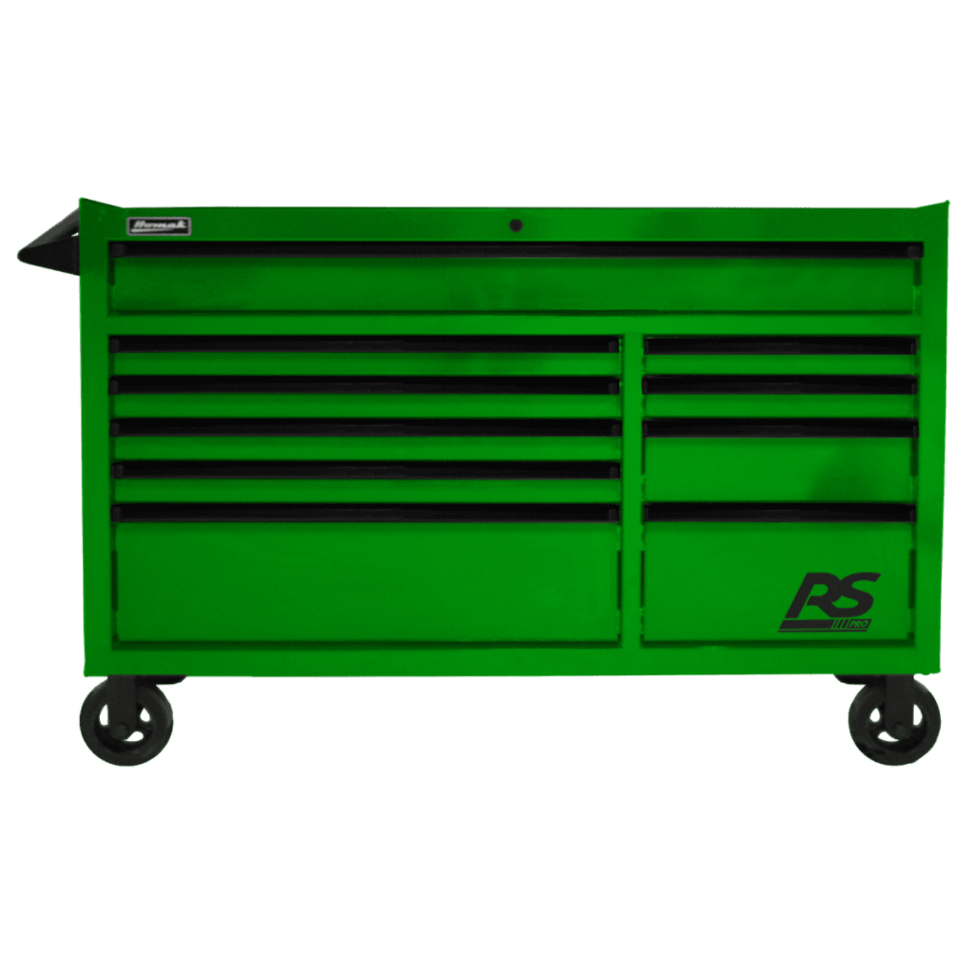 Homak  54" RS Pro 10 Drawer Rolling Cabinet - BK04054010