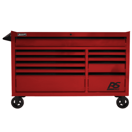 Homak  54" RS Pro 10 Drawer Rolling Cabinet - BK04054010