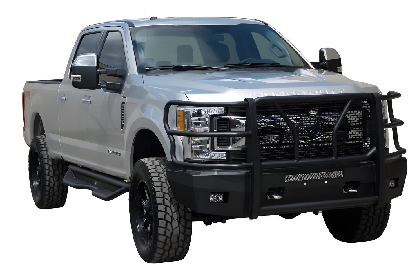 Steelcraft Elevation HD Front Bumper Ford F450/F550 Superduty 2017-2020 Supports Front Emblem Camera & Adaptive Cruise Control - 60-11380CC