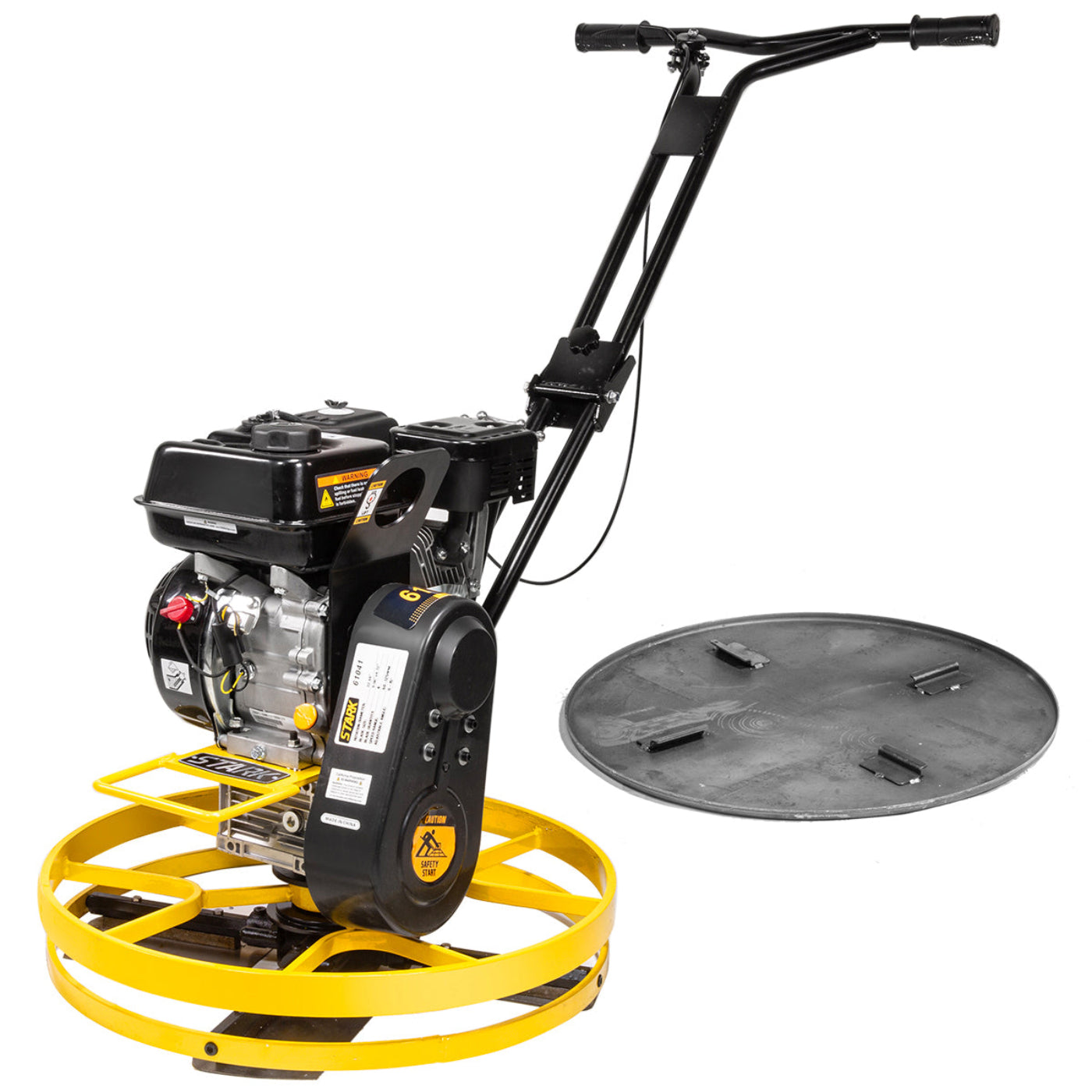 Stark USA 6.5HP Walk-Behind Trowel Concrete Cement Surface Smooth w/ Float Pan - KIT61041