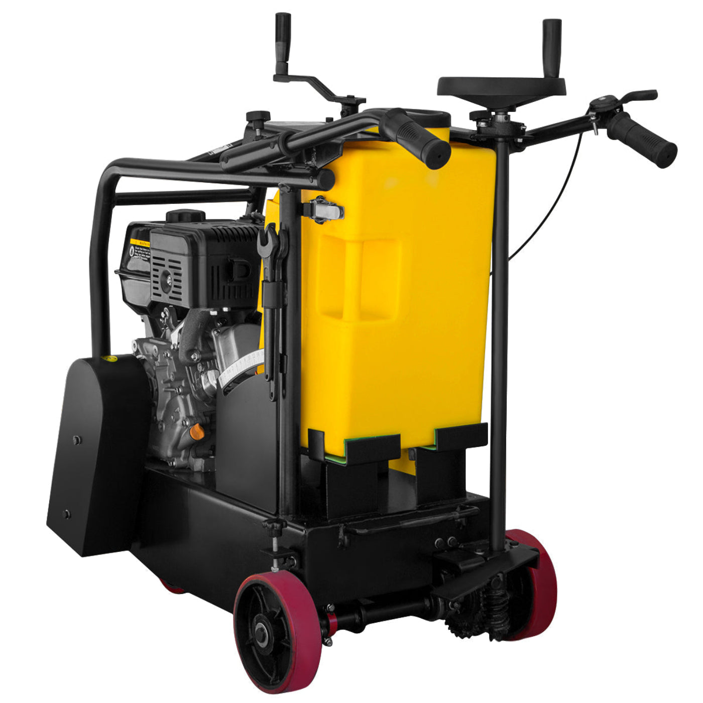 Stark USA 13HP Walk Behind Concrete Floor Cut Off Saw 18" Blade w/ Water Tank - 61060