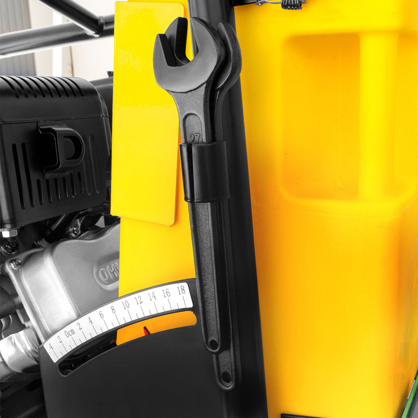 Stark USA 13HP Walk Behind Concrete Floor Cut Off Saw 18" Blade w/ Water Tank - 61060