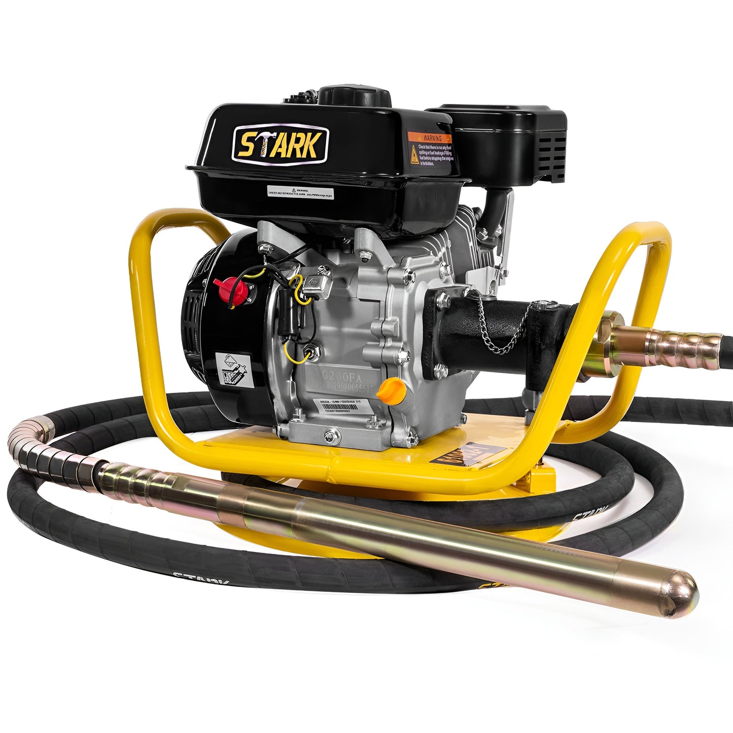 Stark USA 6.5HP Concrete Vibrator Construction Concrete Vibrator Flexible Poker - KIT61062