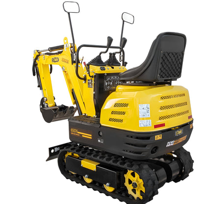 Stark USA 10HP Mini Excavator Hydraulic Digger 306cc Gas Engine Tracked Crawler - 65076