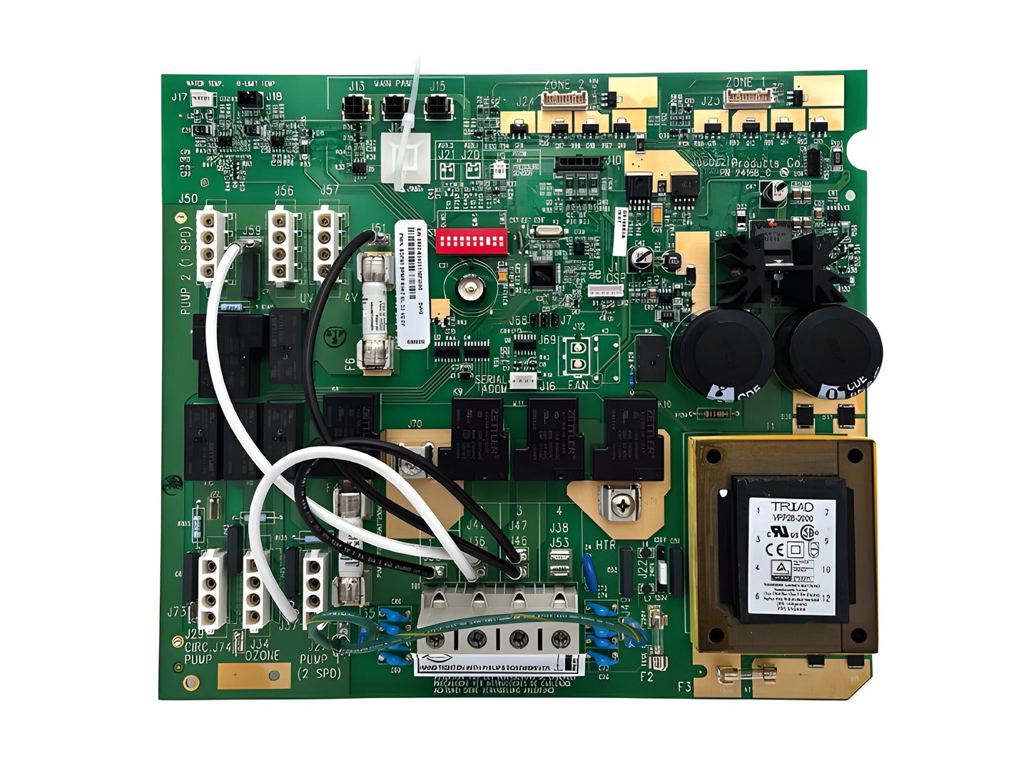 Sundance Spas 6600-624 PWA Control Board 2 Pump 780 Series - 6600-624