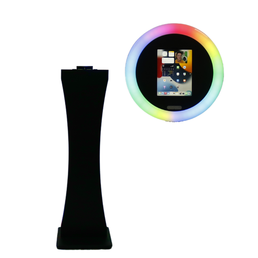 Spinpix360 Black Symphony iPad Photo Booth with Roamer Option