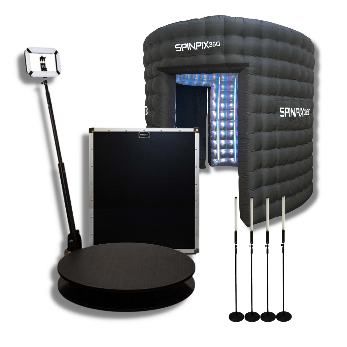 SpinPix360 RevoSpin RM-4 Manual Spin 360 Photo Booth - 27" Custom Package