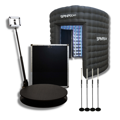 SpinPix360 RevoSpin RM-4 Manual Spin 360 Photo Booth - 27" Custom Package