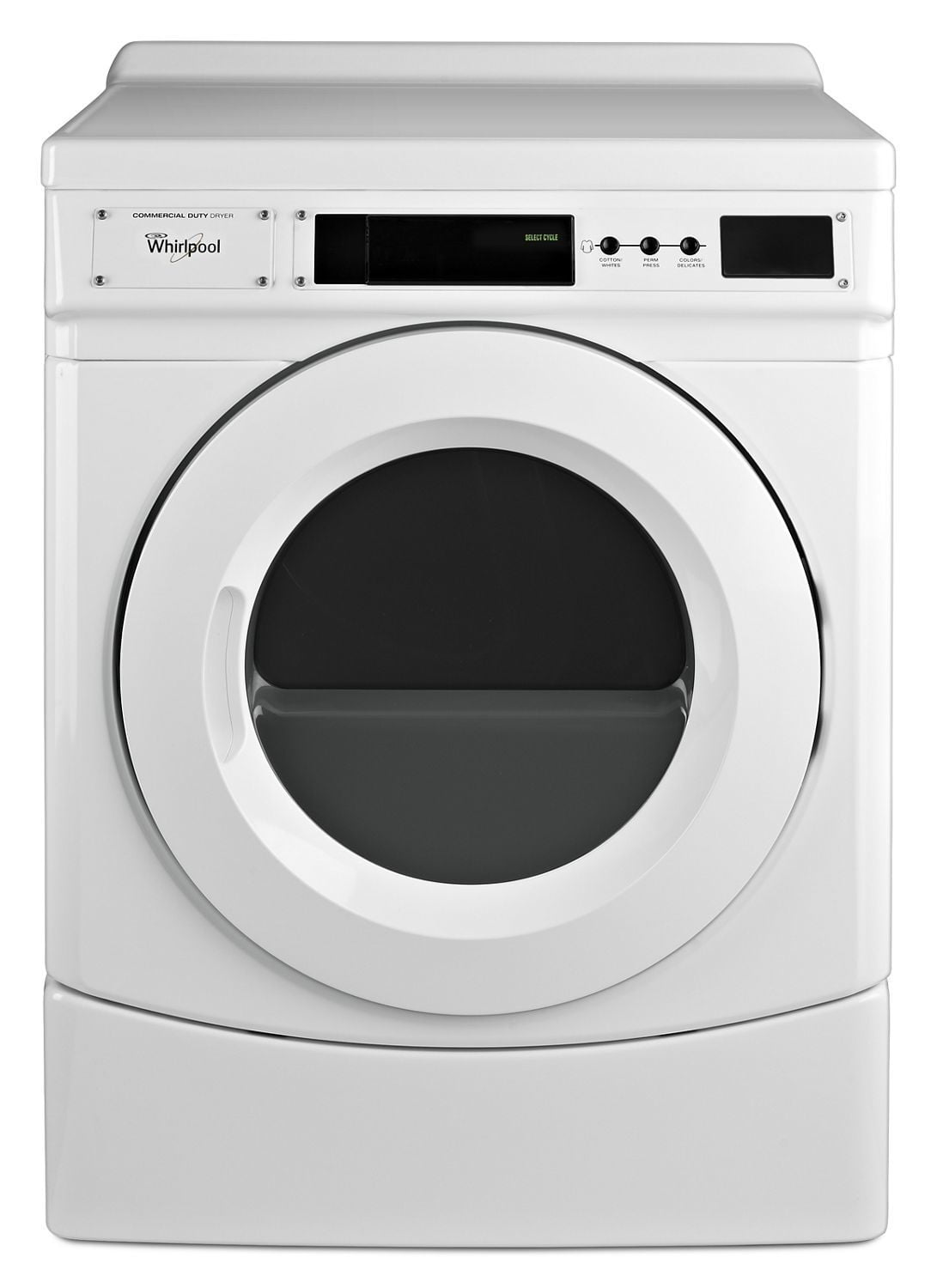WHIRLPOOL  27" Commercial Electric Front-Load Dryer, Non-Vend White - CED9160GW-KT