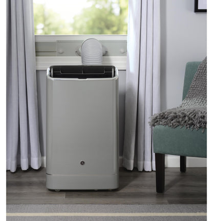 GE APPLIANCES APCD10JASG GE(R) 10,500 BTU Portable Air Conditioner with Dehumidifier and Remote, Grey - APCD10JASG-KT