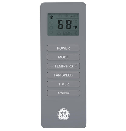 GE APPLIANCES APSD08JASG GE(R) 8,500 BTU Heat/Cool Portable Air Conditioner with Dehumidifier and Remote, Grey - APSD08JASG-KT