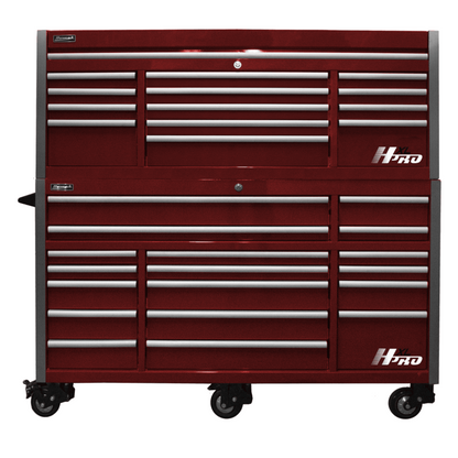 Homak  72” Big Dawg HXL Pro Series Roller Cabinet with Stainless Steel Top - HX04072171