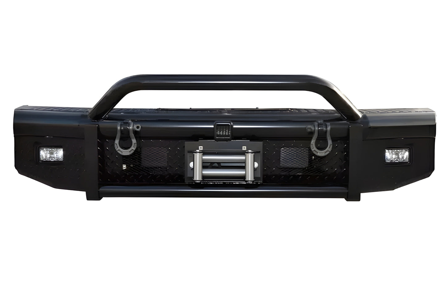 Steelcraft Ford F150 2018-2020 HD Bullnose Front Bumper Winch Ready With Hoop - 55-11420