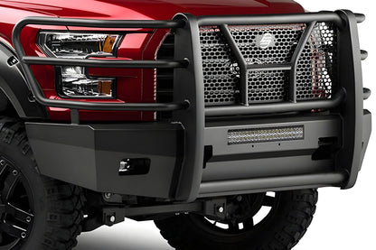 Steelcraft Elevation HD Front Bumper Ford F150 2015-2017 Supports Front Emblem Camera & Adaptive Cruise Control - 60-11410CC