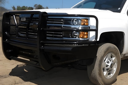 Steelcraft Chevy Silverado 2500/3500 2015-2019 HD Replacement Front Bumper With Grille Guard Hitch Receiver - HD10440R