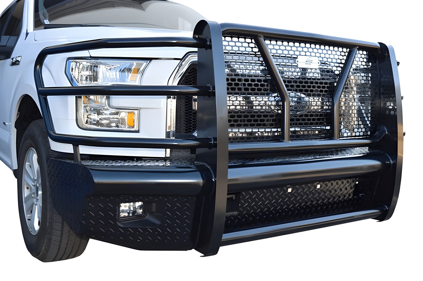 Steelcraft Ford F150 2015-2017 HD Front Bumper Supports Front Emblem Camera & Adaptive Cruise Control - HD11410RCC