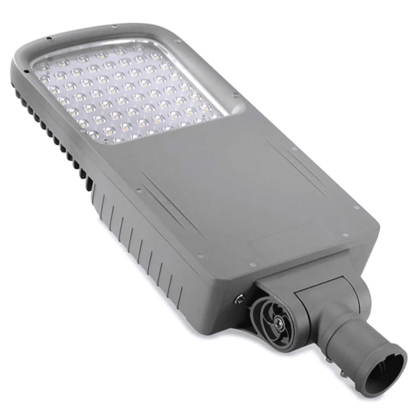 Solar LED Street Light 50 Watt 6200 Lumens 5000K | Smart Street Light Built In Bluetooth | All in One SE Street Light - AVS-CYS-50W
