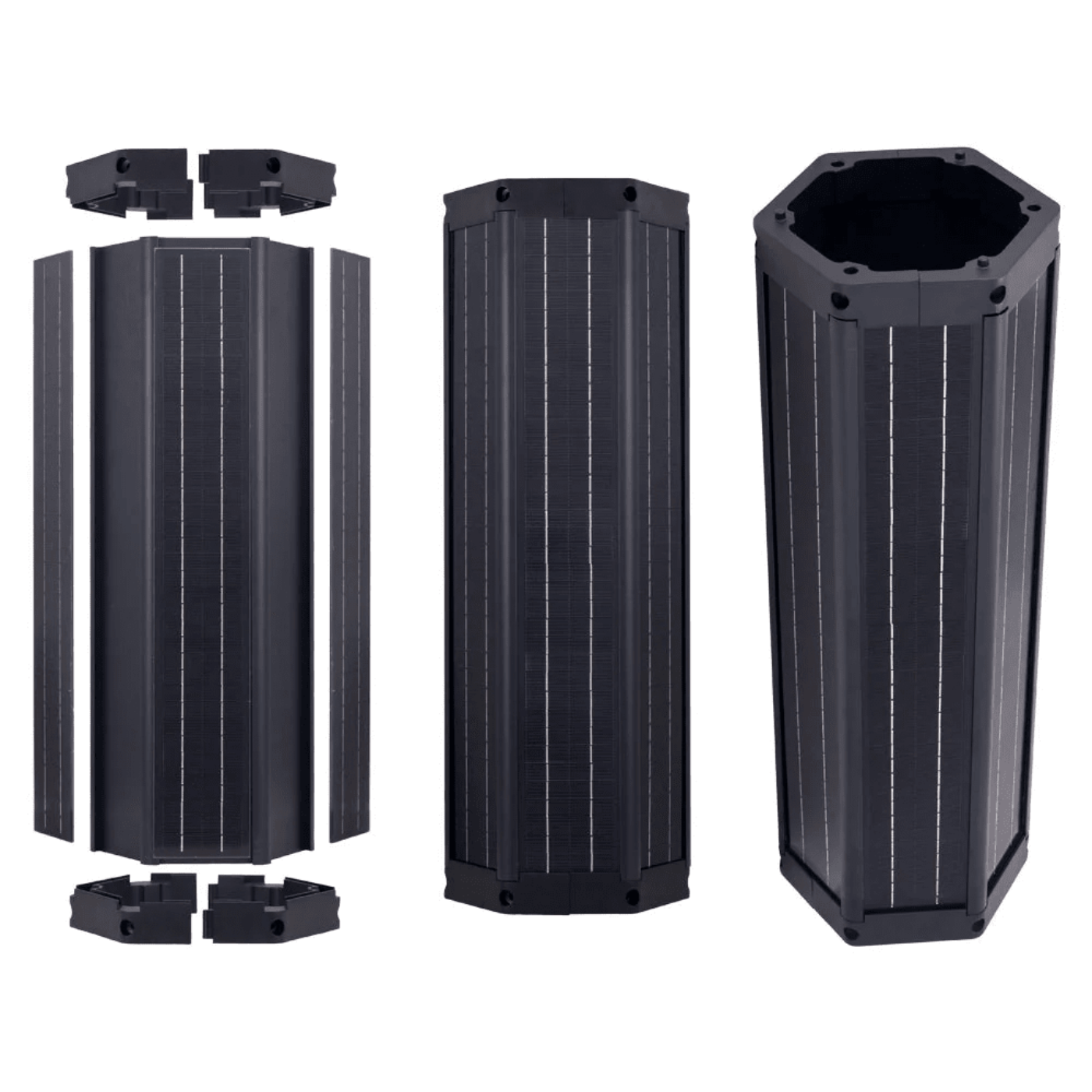 Solar LED Street Light 50 Watt 6200 Lumens 5000K | Smart Street Light Built In Bluetooth | All in One SE Street Light - AVS-CYS-50W